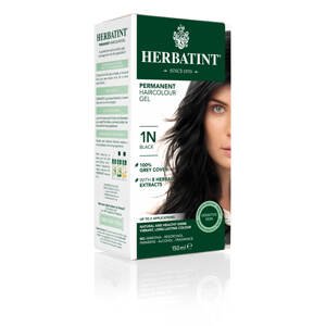 HERBATINT HERBATINT 1N čierna permanentná farba na vlasy  150 ml